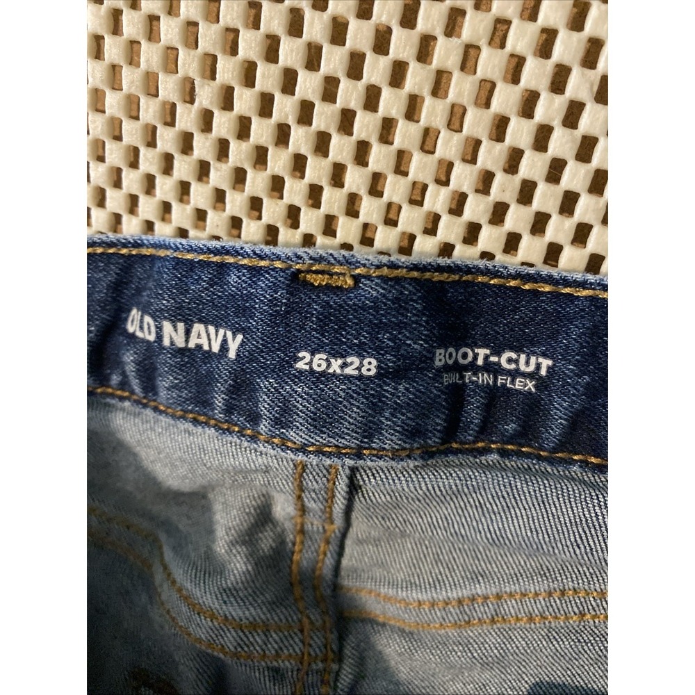Old Navy Bootcut Jeans Womens Built In Flex 26 x 28 - Picture 4 of 5